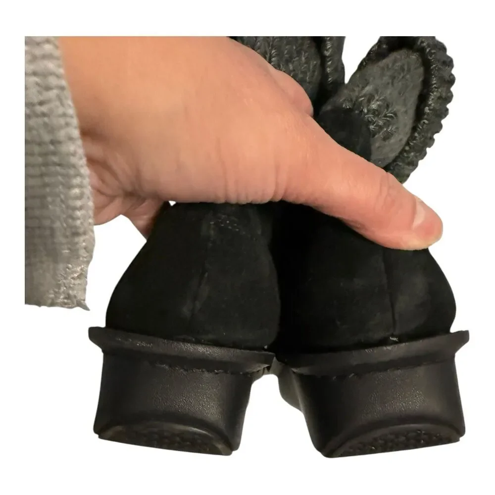 Alegria Juneau Knit/Black Suede Leather Boots Women’s 40 - US 9.5-10 Boho Casual